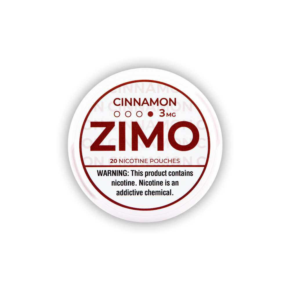 Zimo Nicotine Pouches (20ct Can)(5-Can Pack) Cinnamon