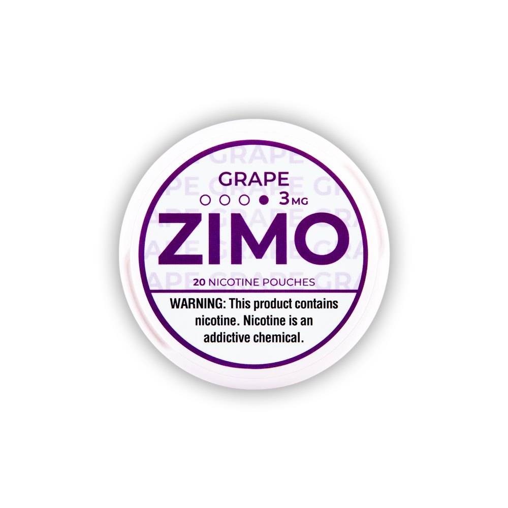 Zimo Nicotine Pouches (20ct Can)(5-Can Pack) Grape