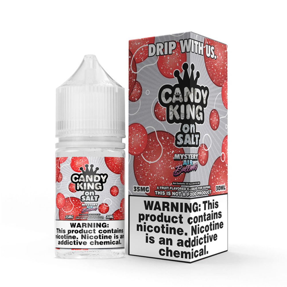 Candy King on Salt Series E-Liquid | 30mL | 35mg | Salt Nic | Mystery Air Ballons with packaging
