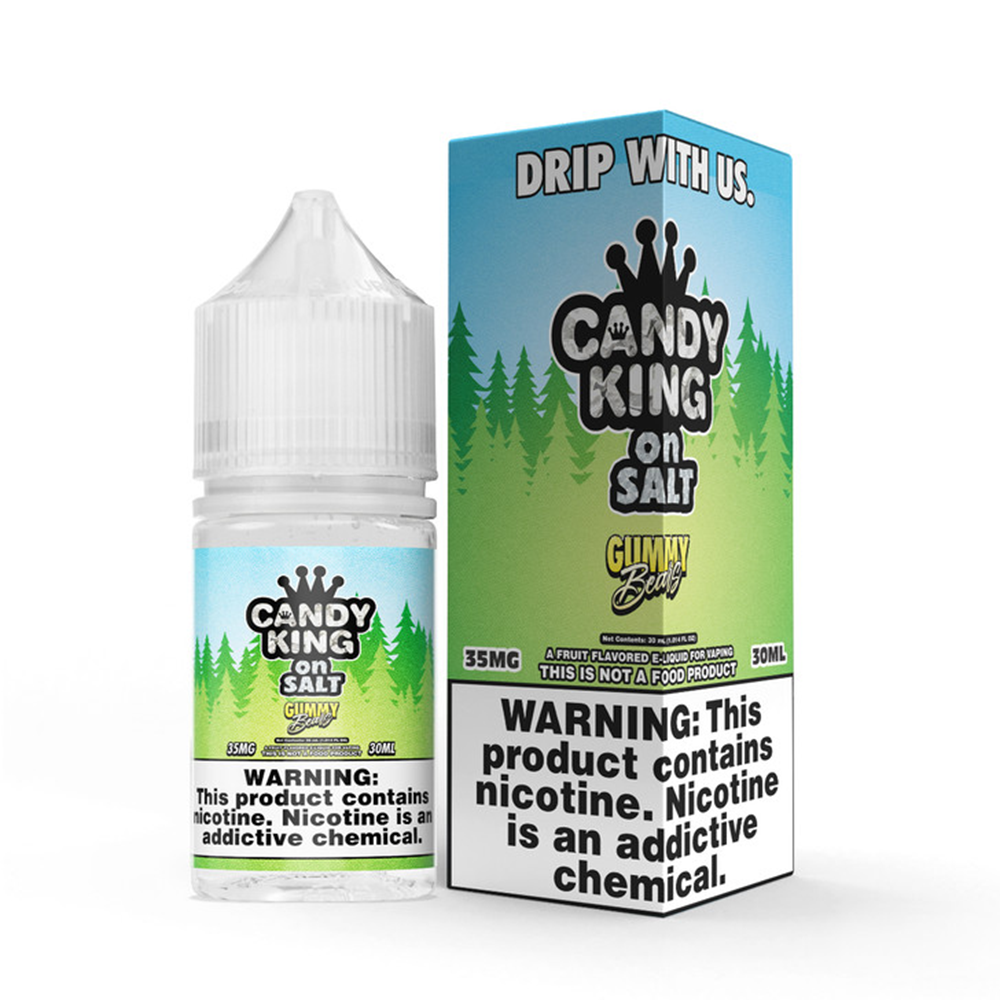 Candy King on Salt Series E-Liquid | 30mL | 35mg | Salt Nic | Gummy Bears with packaging