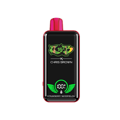 Chris Brown CB15K Disposable | 15000 Puffs | 15mL | 50mg | MOQ 5 | Strawberry Watermelon