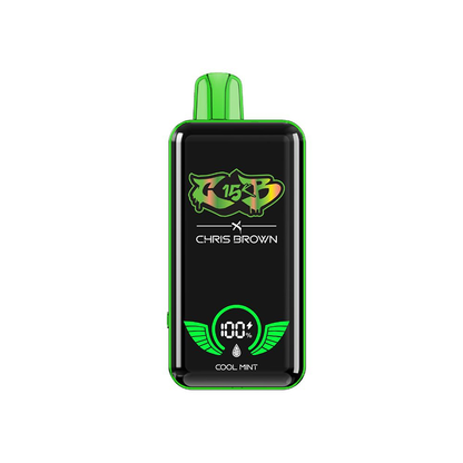 Chris Brown CB15K Disposable | 15000 Puffs | 15mL | 50mg | MOQ 5 | Cool Mint