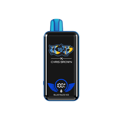 Chris Brown CB15K Disposable | 15000 Puffs | 15mL | 50mg | MOQ 5 | Blue Razz Ice