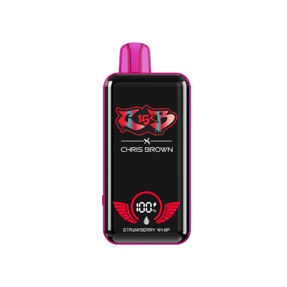 Chris Brown CB15K Disposable | 15000 Puffs | 15mL | 50mg | MOQ 5 | Strawberry Whip