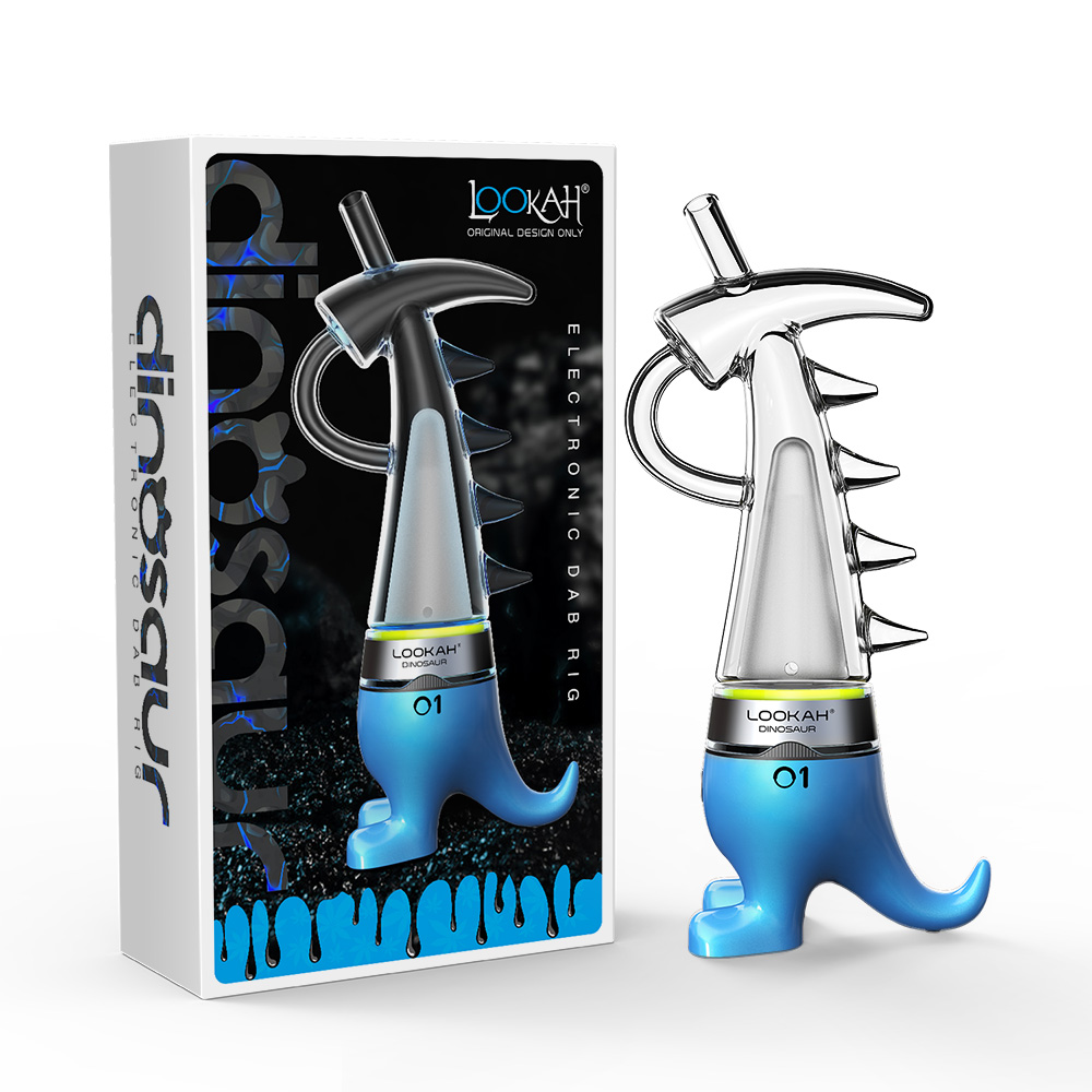 Lookah Dinosaur E-Dab Rig Blue