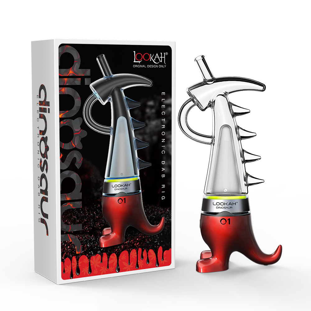 Lookah Dinosaur E-Dab Rig Red