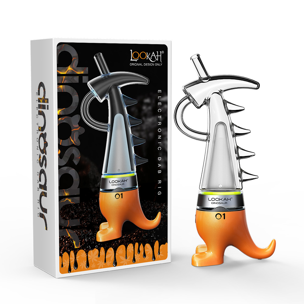 Lookah Dinosaur E-Dab Rig Orange