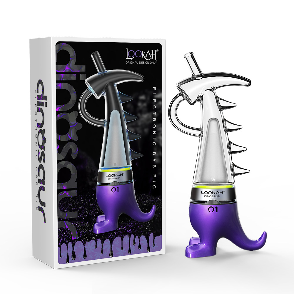 Lookah Dinosaur E-Dab Rig Purple