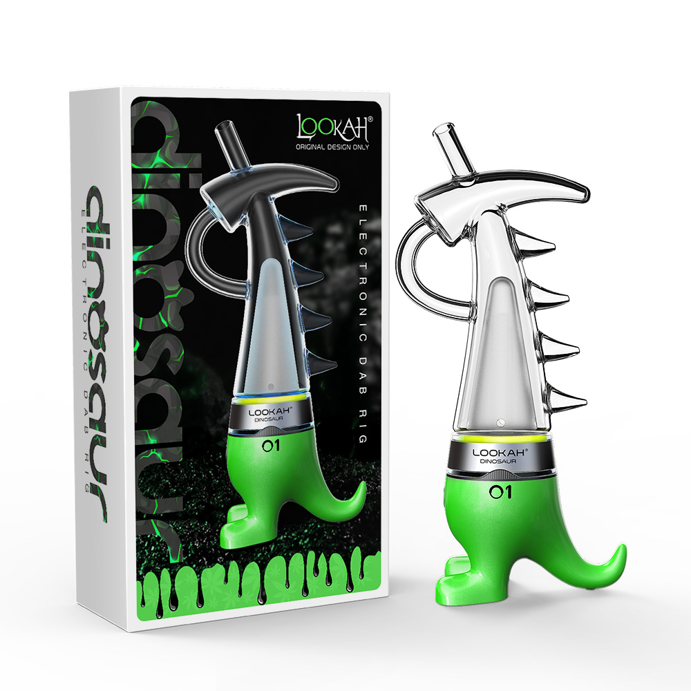 Lookah Dinosaur E-Dab Rig Green