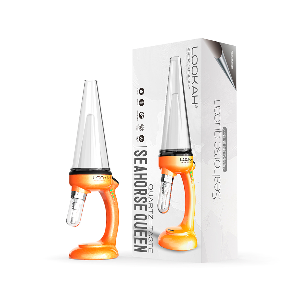 Lookah Seahorse Queen E-Dab Rig Orange