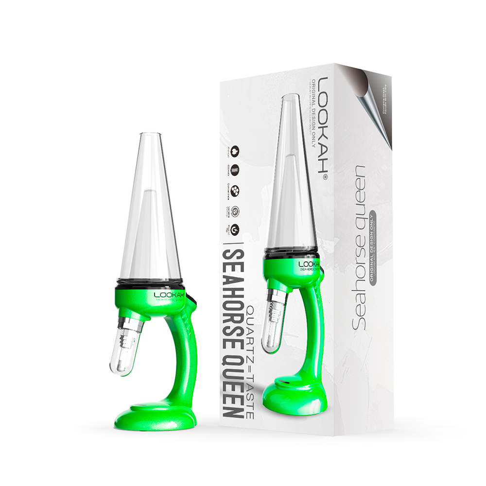 Lookah Seahorse Queen E-Dab Rig Green