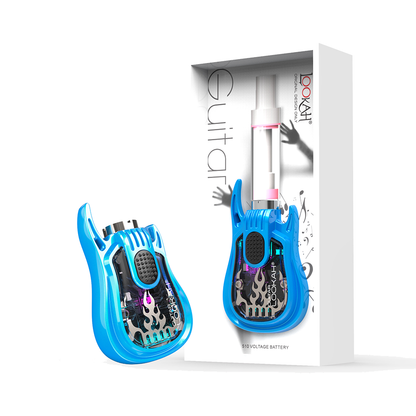 Lookah Guitar 510 Battery Mod Blue with Packaging
