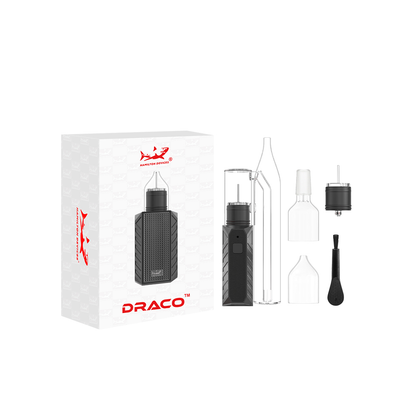 Hamilton Draco Dry Herb Kit - Gunmetal with packaging
