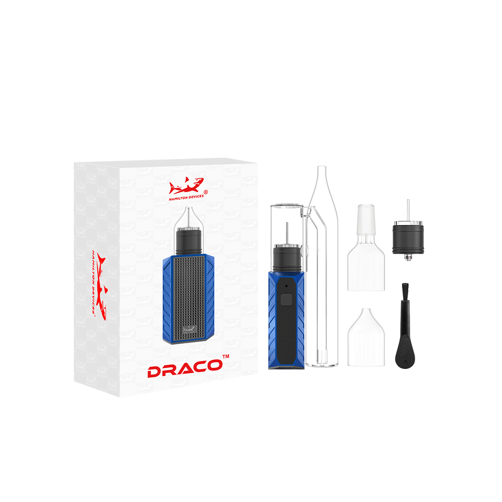 Hamilton Draco Dry Herb Kit - Blue with packaging