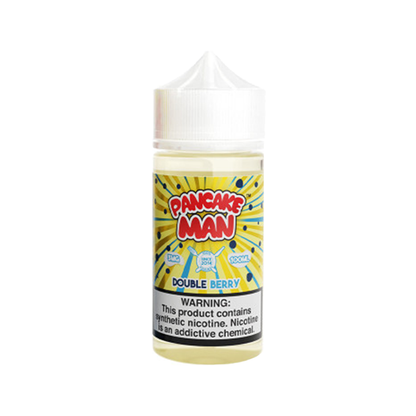 Pancake Man Series E-Liquid 100mL (Freebase) - Double Berry