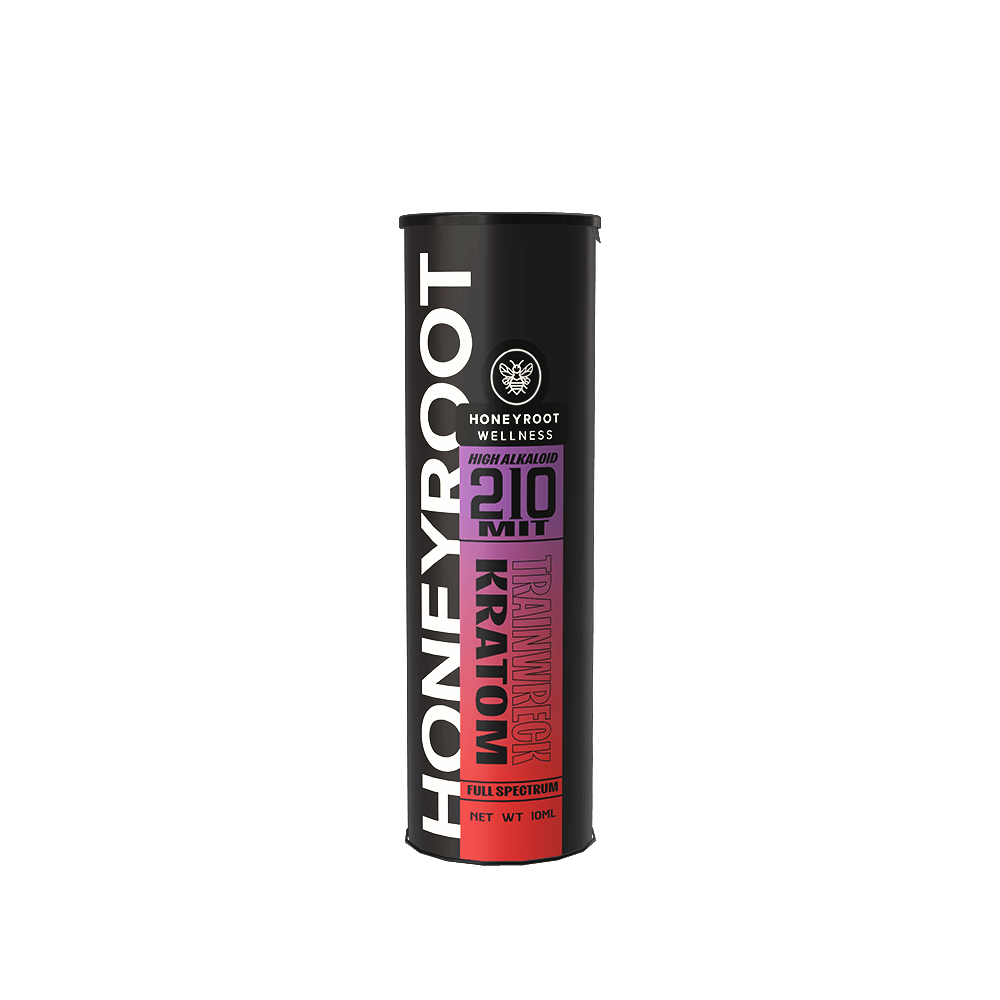 Honeyroot Kratom Liquid Shot (24ct Display) - 210MIT Trainwreck