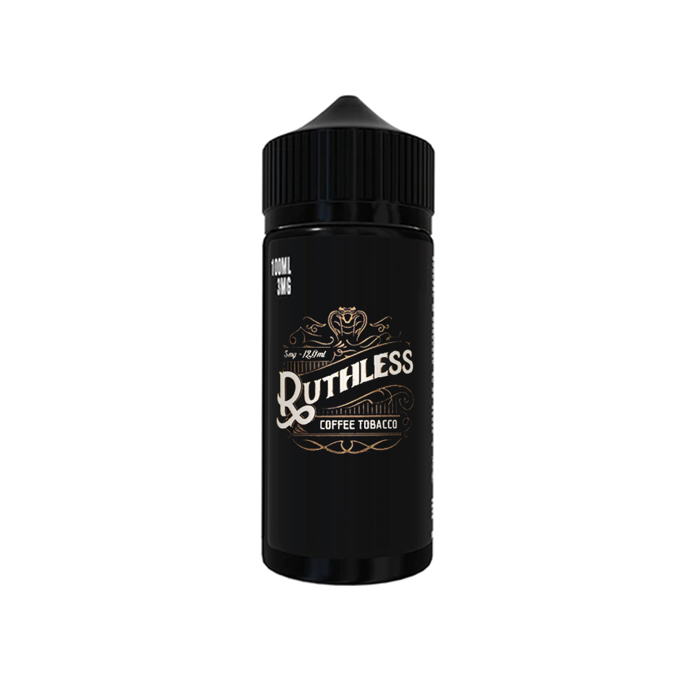 Ruthless Series E-Liquid 100mL (Freebase) Coffee Tobacco