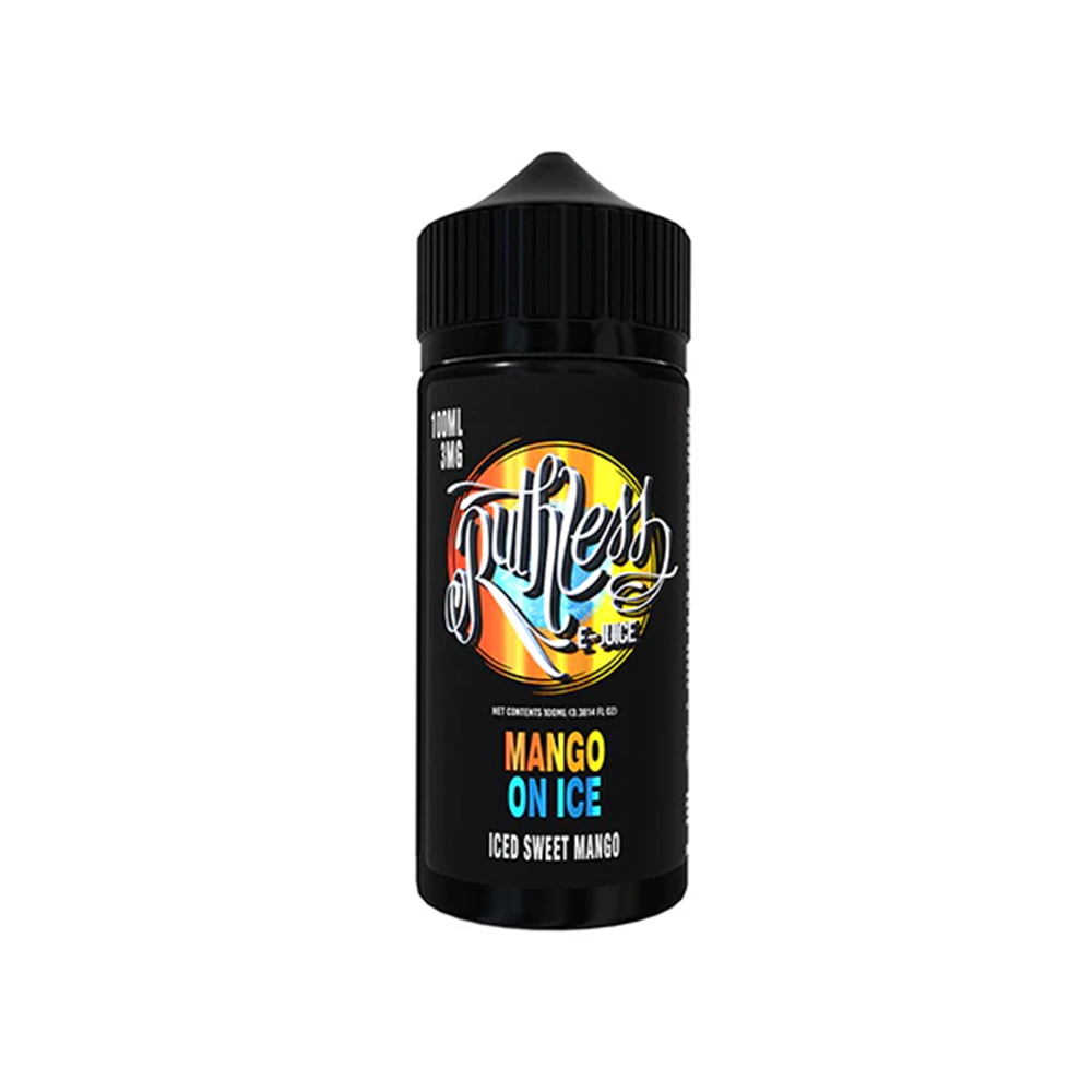 Ruthless Series E-Liquid 100mL (Freebase) Mango on Ice