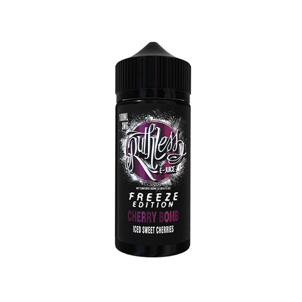 Ruthless Series E-Liquid 100mL (Freebase) Cherry Bomb Iced