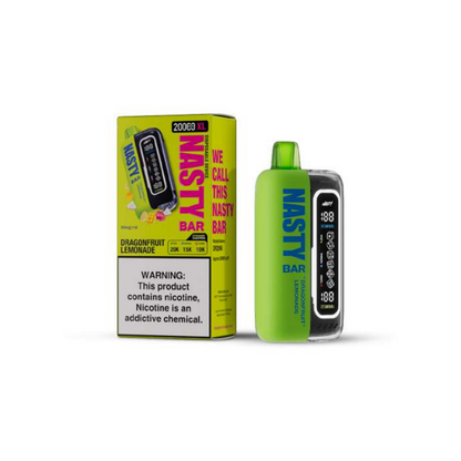 Nasty Bar XL Disposable | 20000 Puffs | 17mL | 50mg | MOQ 5 | Dragonfruit Lemonade with packaging
