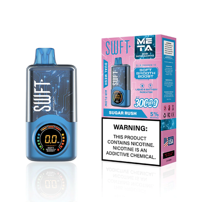SWFT Meta Disposable 30000 Puffs 24mL 50mg | MOQ 5-Sugar Rush with packaging