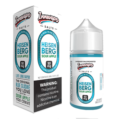 Innevape Salt Series E-Liquid | 30mL | 50mg | Salt Nic | Heisenberg Sour Apple with packaging