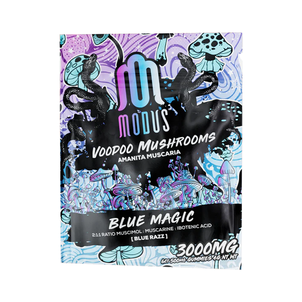 Modus Voodoo Mushroom Gummies (3000mg 6ct Pouch) | Blue Magic