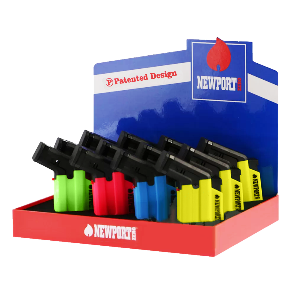Newport ZERO Patented Design Torch Lighter (12pc Display)