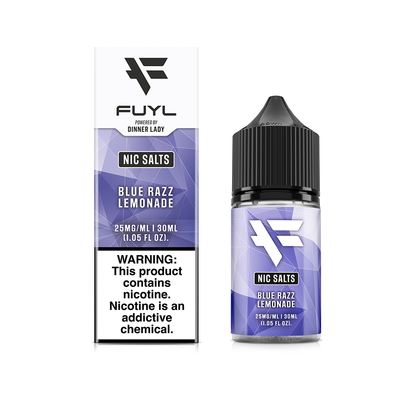 Fuyl Salt Series E-Liquid 30mL (Salt Nic)- Blue Razz Lemonade with packaging