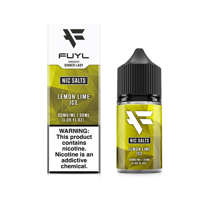 Fuyl Salt Series E-Liquid 30mL (Salt Nic)- Lemon Lime with packaging
