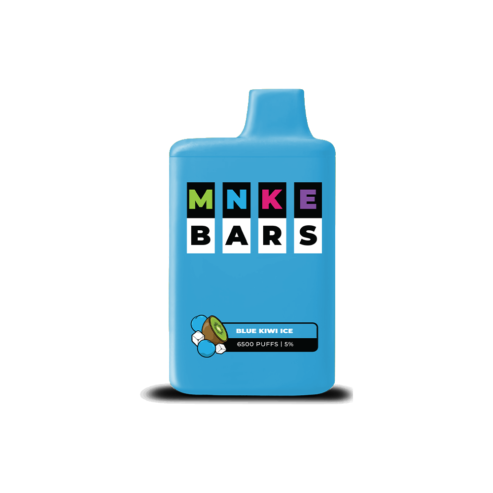 MNKE Bars XL Disposable 25000 Puffs 18mL 50mg | MOQ 5 - Blue Kiwi Ice