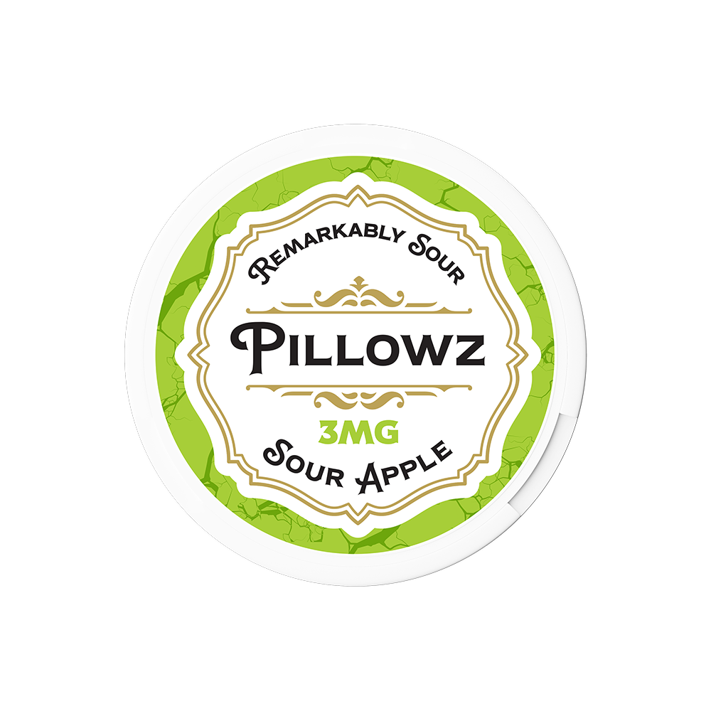 Pillowz TFN Nicotine Pouches (20ct Can)(5-Can Pack) | Sour Apple