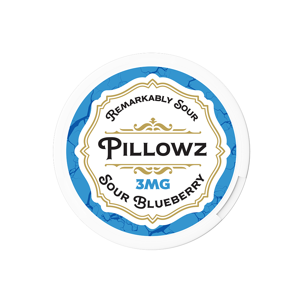 Pillowz TFN Nicotine Pouches (20ct Can)(5-Can Pack) | Sour Blueberry