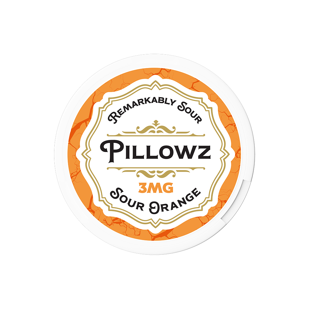 Pillowz TFN Nicotine Pouches (20ct Can)(5-Can Pack) | Sour Orange