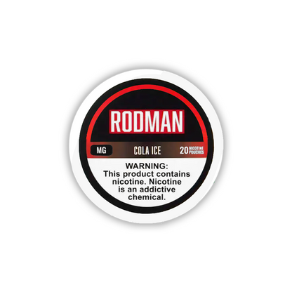 Rodman Nicotine Pouches (20ct Can)(5-Can Pack)- Cola Ice