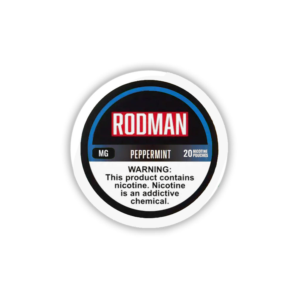 Rodman Nicotine Pouches (20ct Can)(5-Can Pack)- Peppermint