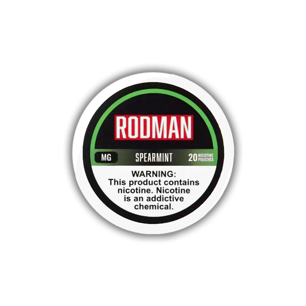 Rodman Nicotine Pouches (20ct Can)(5-Can Pack) - Spearmint