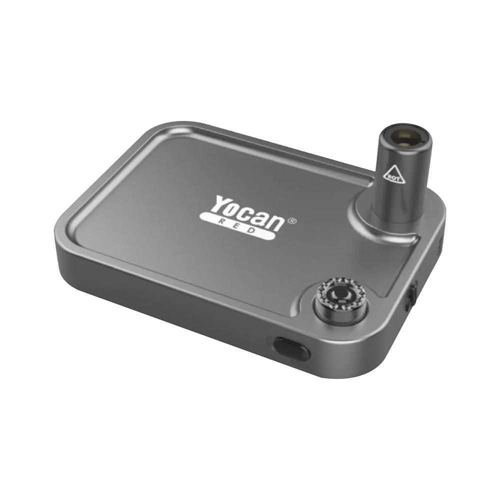 Yocan Red Slate Lighter Rolling Tray - Space Grey