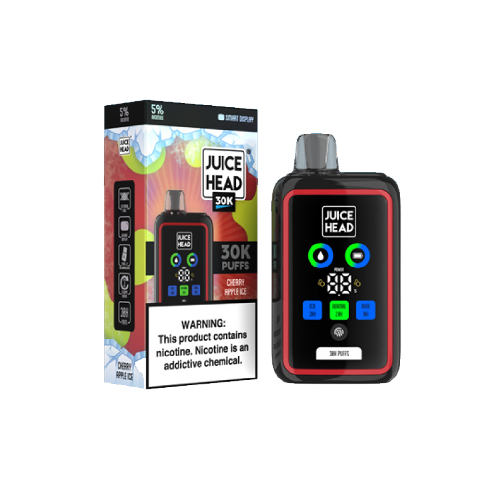 Juice Head 30K Disposable | 30000 Puffs | 24mL | 50mg | MOQ 5 | Cherry Apple Ice with packaging
