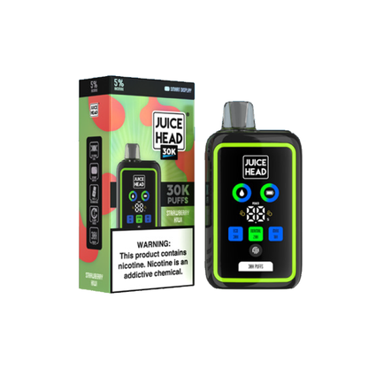 Juice Head 30K Disposable | 30000 Puffs | 24mL | 50mg | MOQ 5 | Strawberry Kiwi with packaging