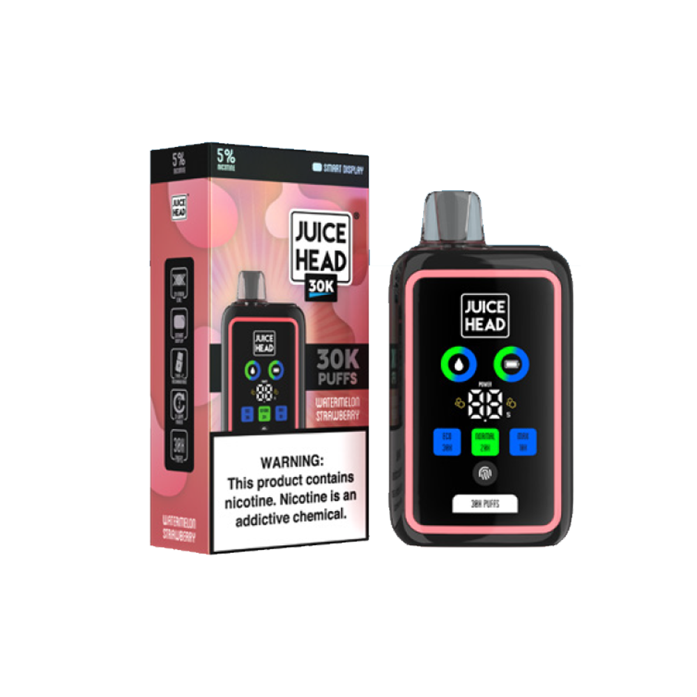 Juice Head 30K Disposable | 30000 Puffs | 24mL | 50mg | MOQ 5 | Watermelon Strawberry with packaging