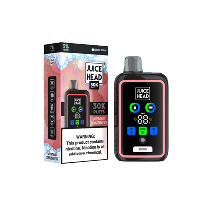 Juice Head 30K Disposable | 30000 Puffs | 24mL | 50mg | MOQ 5 | Watermelon Strawberry Ice with packaging