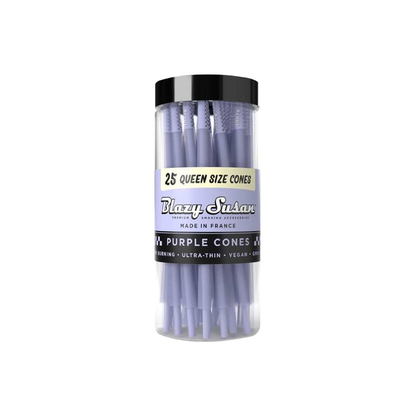 Blazy Susan Queen Size Cones (25-Cone Jar) - Purple