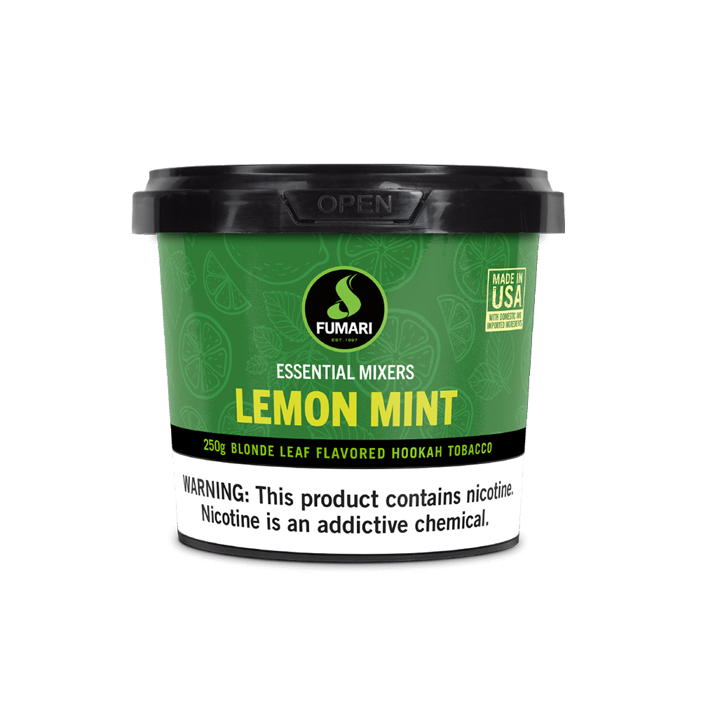 Fumari Signature Blend Hookah Tobacco (250g Jar)- Lemon Mint