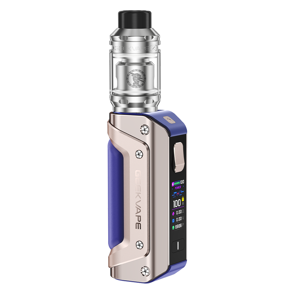 Geekvape Aegis Solo 3 100W Box Mod Starter Kit - Golden Blue