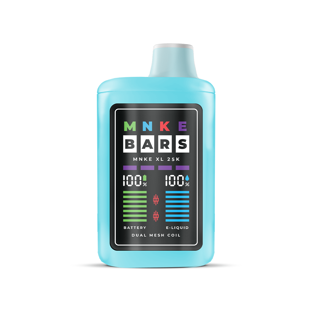 MNKE Bars XL ZERO Disposable 25000 Puffs 18mL 0mg | MOQ 5 - Fresh Mint