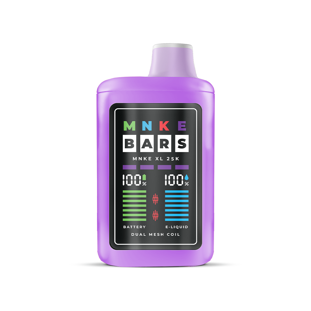 MNKE Bars XL ZERO Disposable 25000 Puffs 18mL 0mg | MOQ 5 - Rain Bops