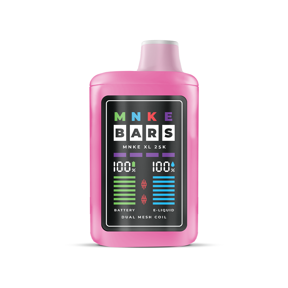 MNKE Bars XL ZERO Disposable 25000 Puffs 18mL 0mg | MOQ 5 - Strawberry Cake