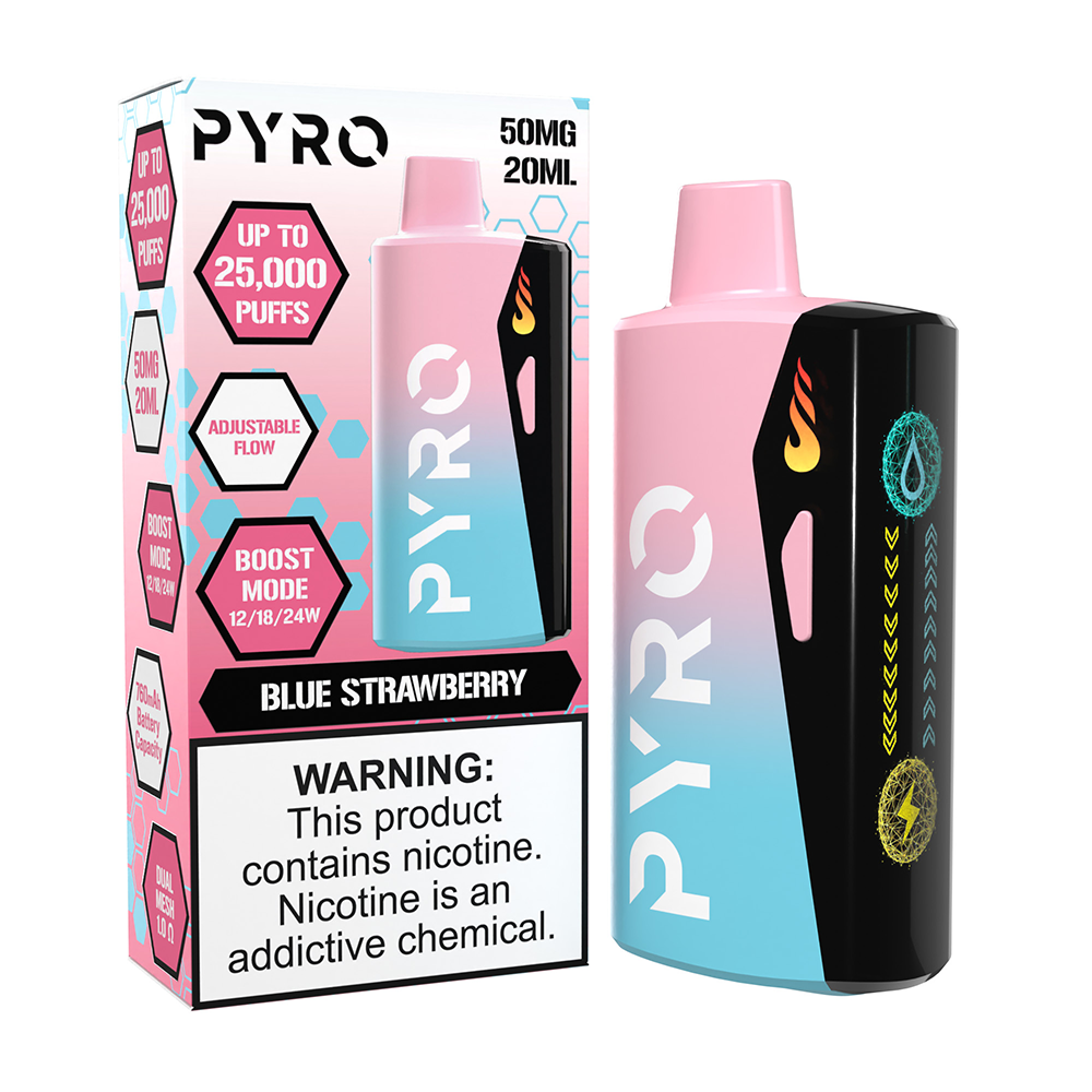 Pyro Boost Disposable 25000 Puffs 20mL 50mg | MOQ 5