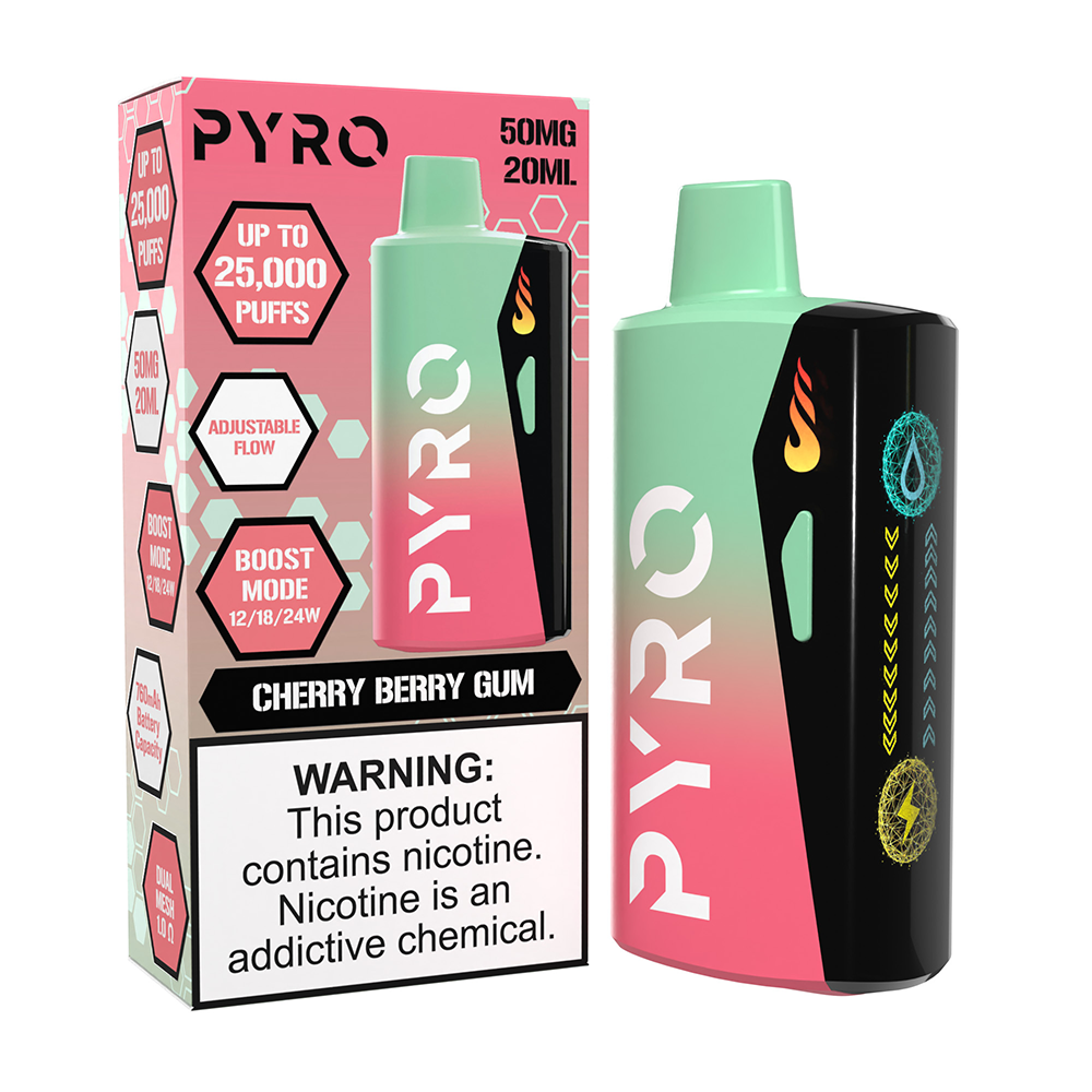 Pyro Boost Disposable 25000 Puffs 20mL 50mg | MOQ 5